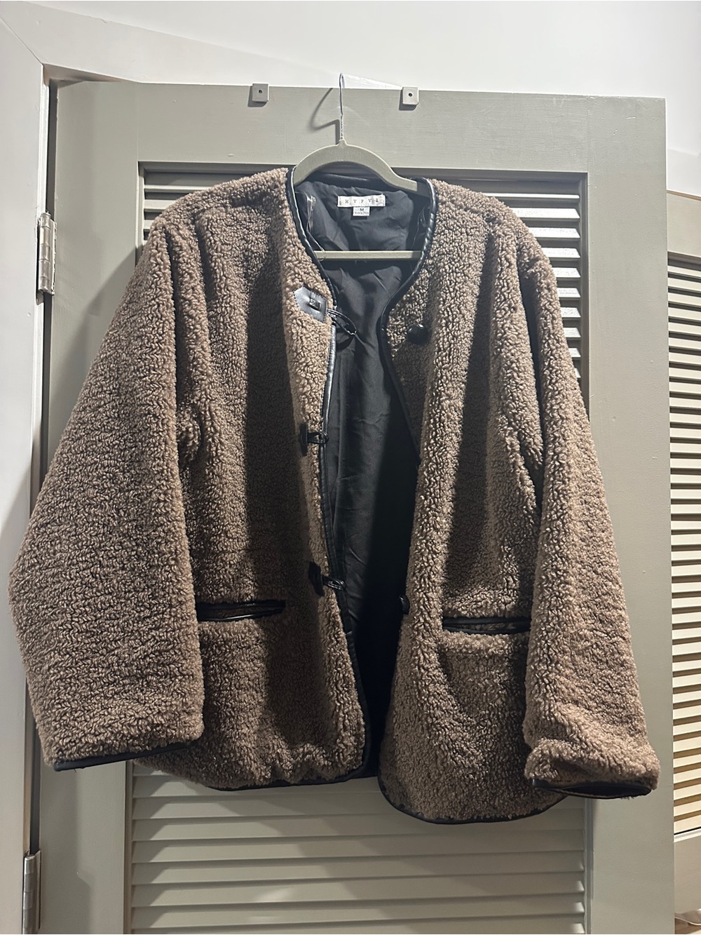 HYFVE Brown Teddy Sherpa Jacket